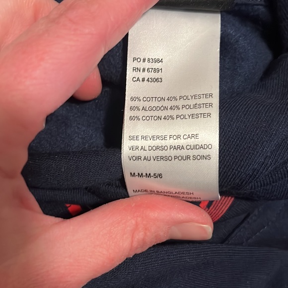 NWT Boys Patriots Sweatshirt - Picture 4 of 4